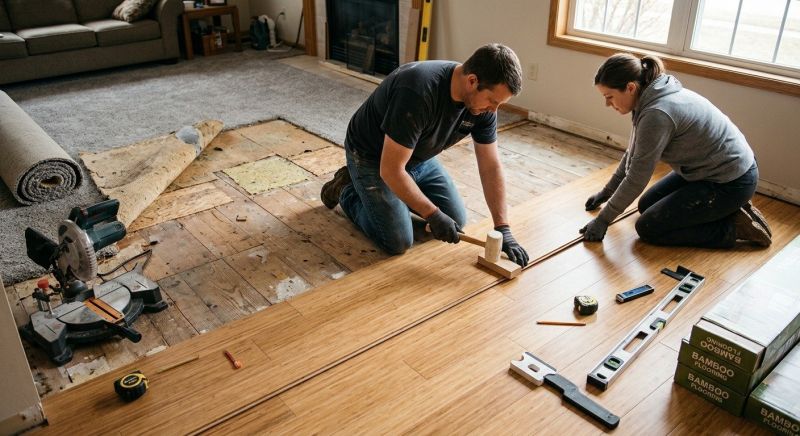 Bamboo Flooring Installation in Bel Air, MD