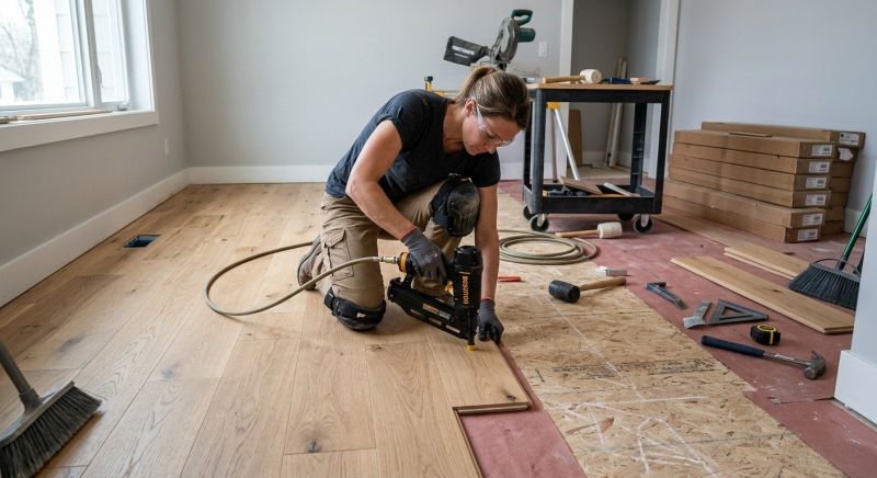 Hardwood Floor Installation in Parkville, MD