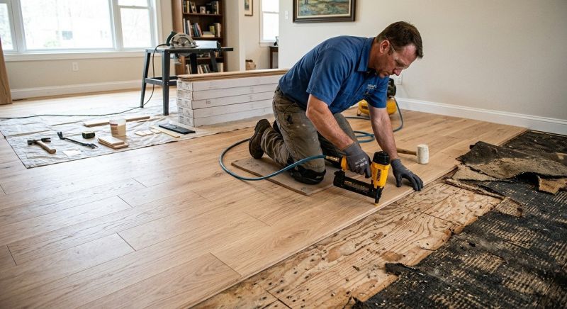 Hardwood Floor Installation in Rising Sun, MD