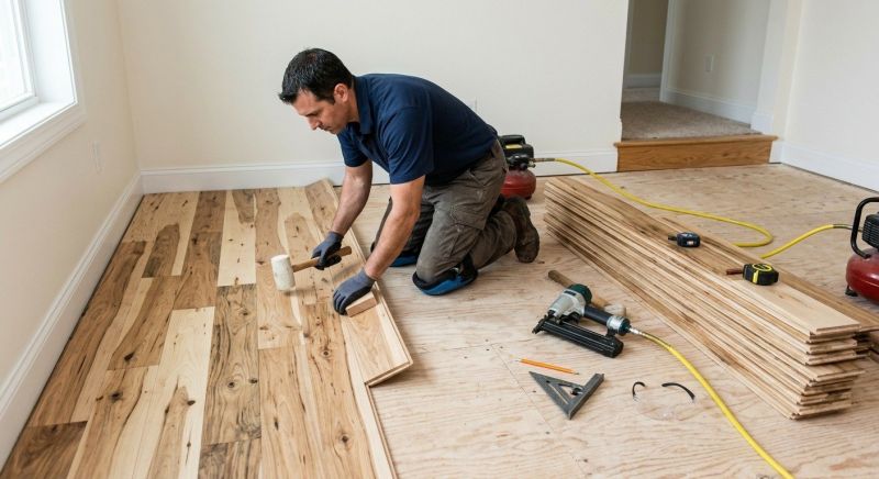 Hickory Floor Installation in Bel Air, MD
