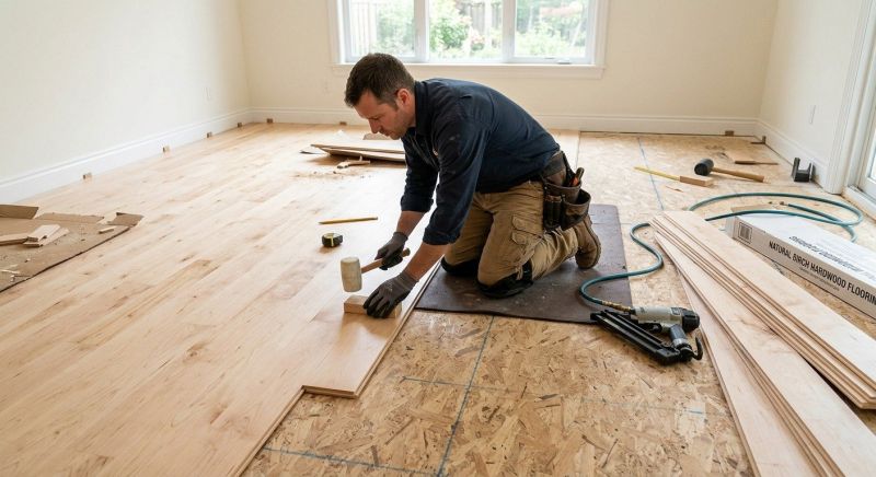 Maple Flooring Installation in Essex, MD