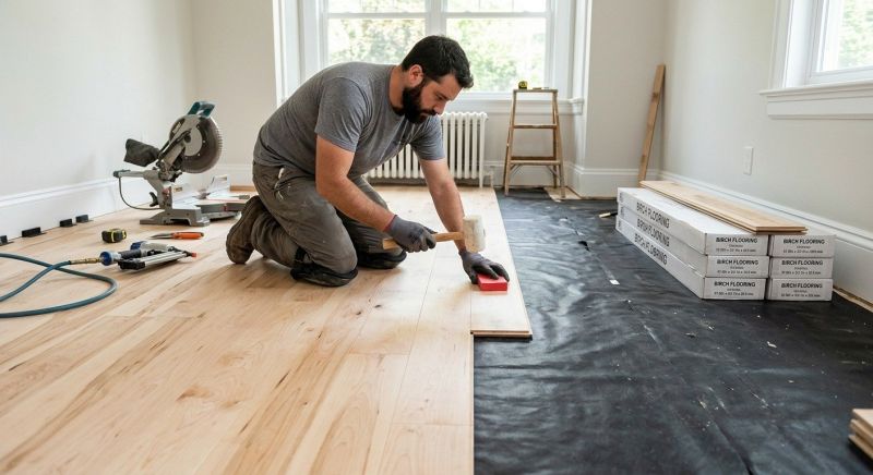 Maple Flooring Installation in Kingsville, MD