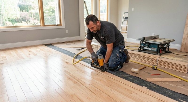 Maple Flooring Installation in Middle River, MD