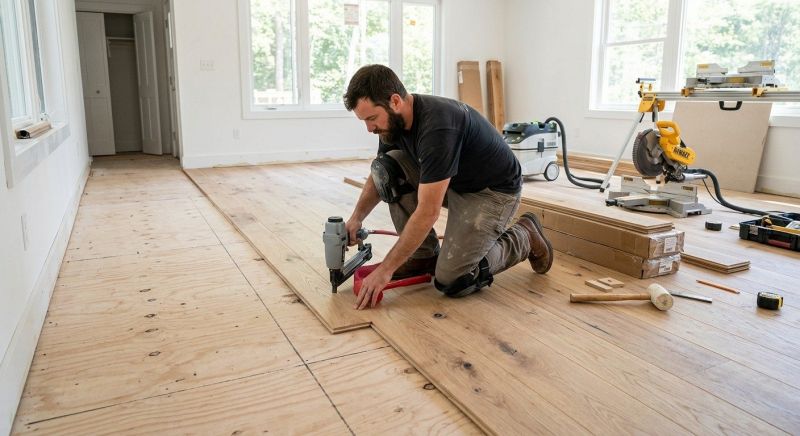 Oak Floor Installation in Baltimore County, MD