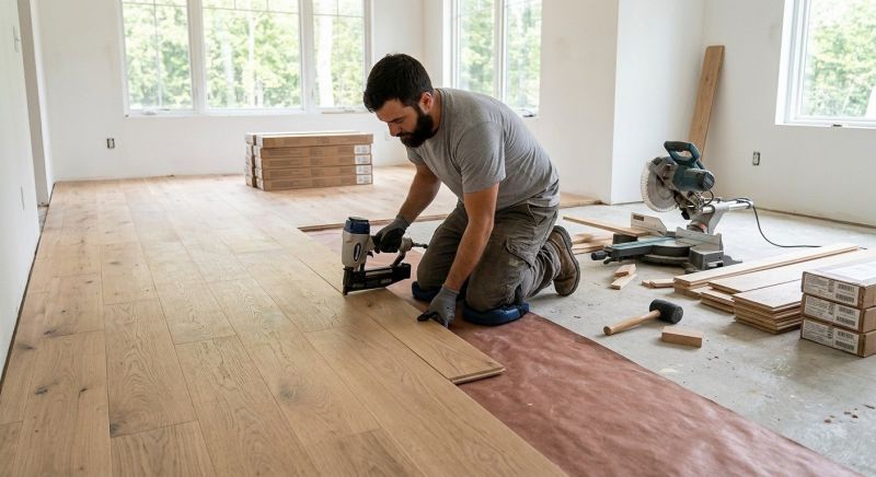 Oak Floor Installation in Baltimore, MD
