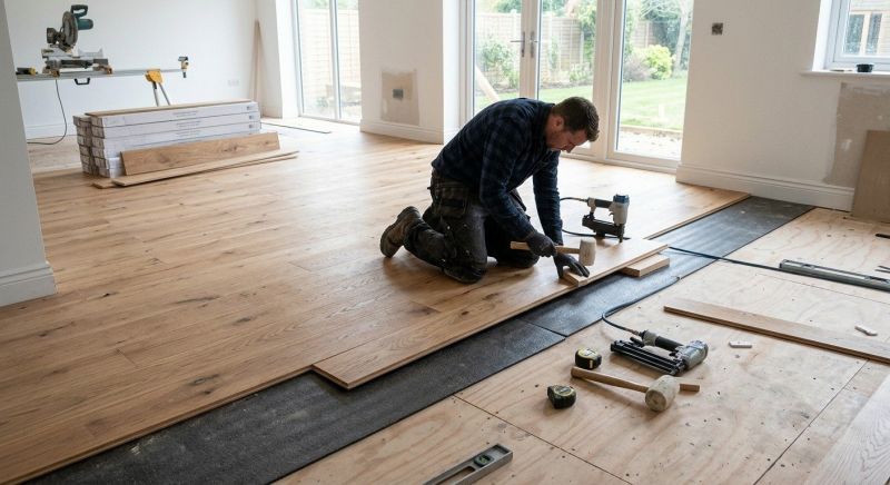 Oak Floor Installation in Bel Air, MD