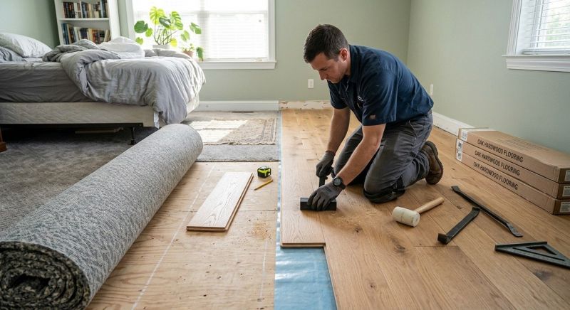 Oak Floor Replacement in Bel Air, MD