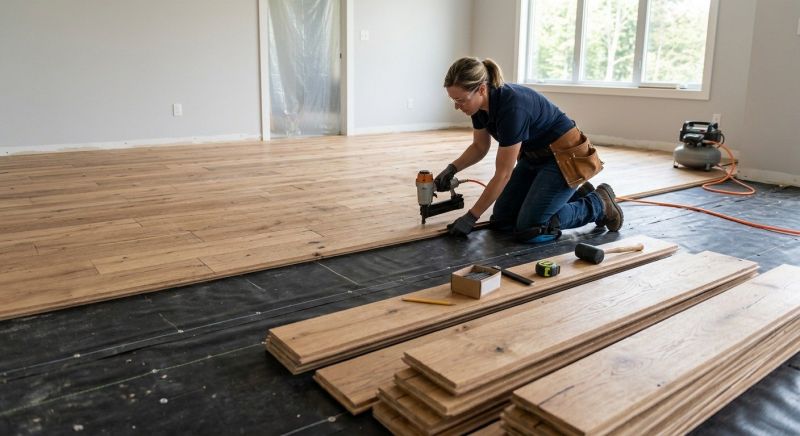 Plank Floor Installation in Bel Air, MD