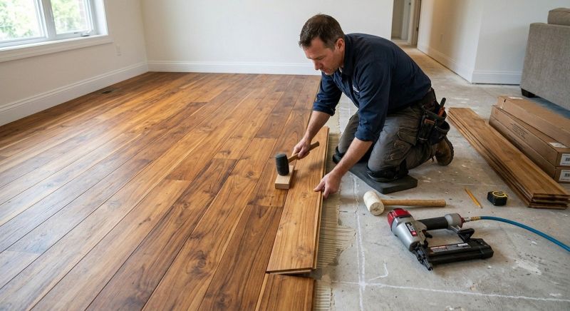 Teak Flooring Installation in Bel Air, MD