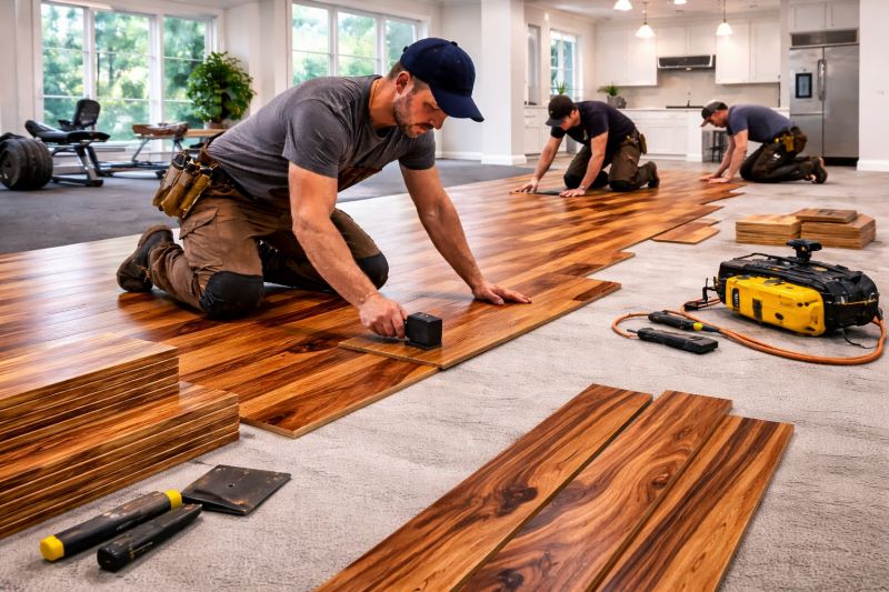 Teak Flooring Installation in Bel Air, MD
