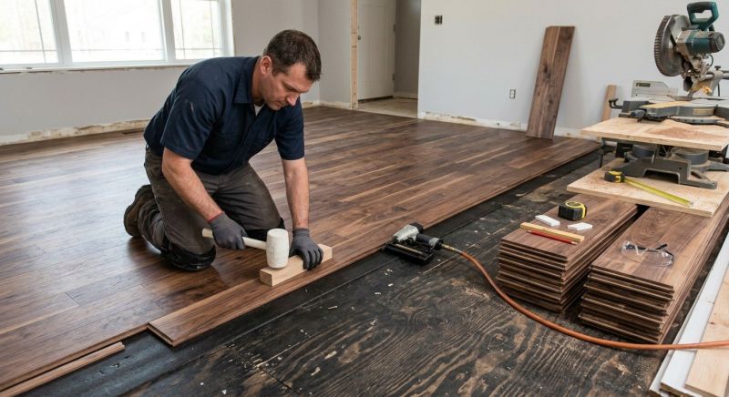 Walnut Flooring Installation in Bel Air, MD