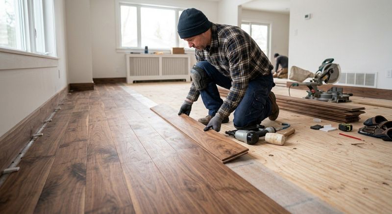 Walnut Flooring Installation in Bel Air, MD