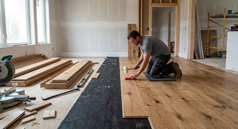 Wide Plank Floor Installation in Bel Air, MD