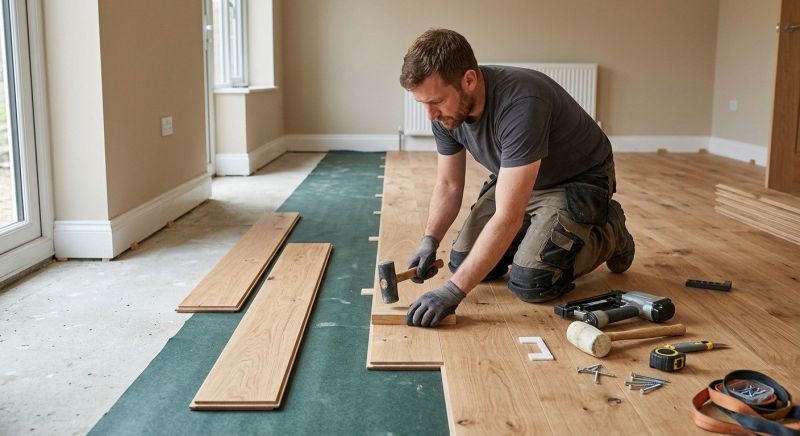 Wide Plank Floor Installation in Bel Air, MD
