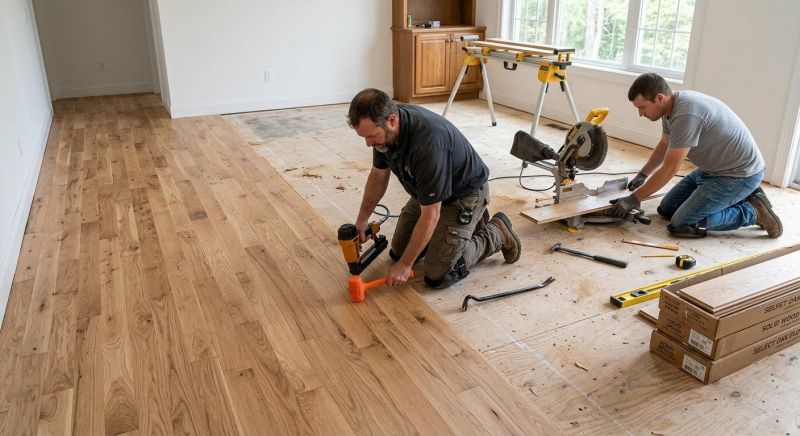 Wood Floor Replacement in Middle River, MD