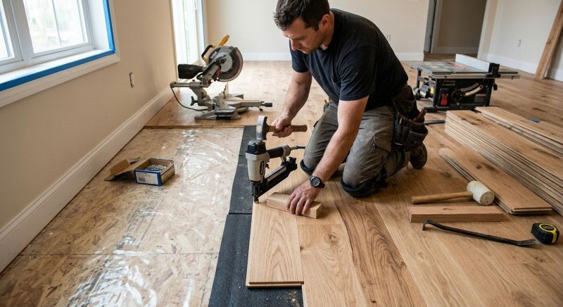 Hardwood Installation in Hydes, MD